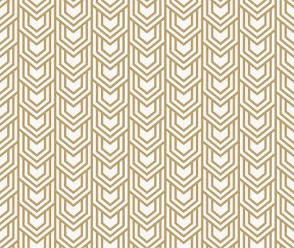 Abstract geometric pattern with lines. A seamless vector background. Graphic Stock Illustration