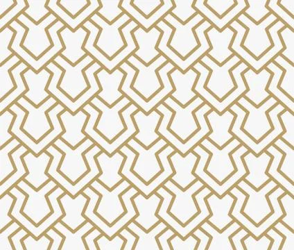 Abstract geometric pattern with lines. A seamless vector background. Graphic Stock Illustration