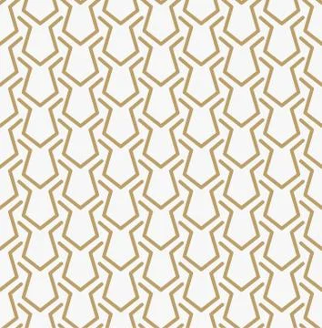 Abstract geometric pattern with lines. A seamless vector background. Graphic イラスト素材