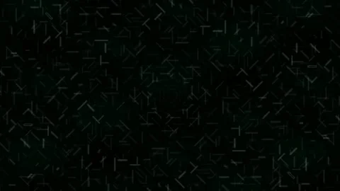 Abstract geometric pattern loop on dark background, modern digital wallpaper Stock Footage 337704272