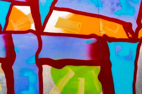 Abstract geometric pattern macro on the background of plastered wall surface. Stock Photos