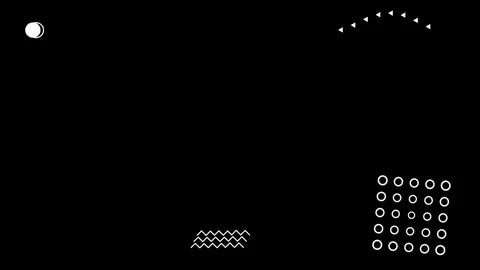 Abstract geometric pattern memphis design and animation Stock Footage 267277112