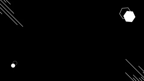 Abstract geometric pattern memphis design and animation Stock Footage 267277120