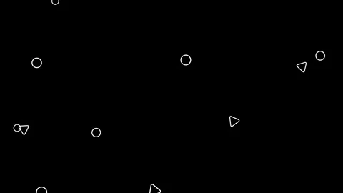 Abstract geometric pattern memphis design and animation Stock Footage 267277227
