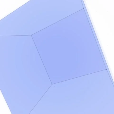 Abstract Geometric Pattern - Minimalist Square Frame with Lines and Dots on.. 库存影片 346282680