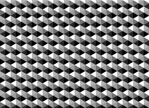 Abstract geometric pattern as monochrome background Stock Illustration