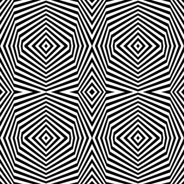 Abstract geometric pattern, monochrome background. Repeatable texture. Stockillustratie