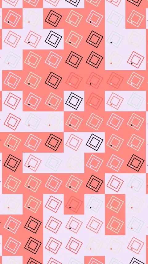 Abstract Geometric Pattern Motion With Animated Shapes Seamless Background Video Stock Footage 332121259
