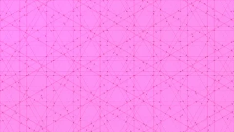 Abstract Geometric Pattern with Moving Lines and Dots on Purple Background Stock Footage 332584482