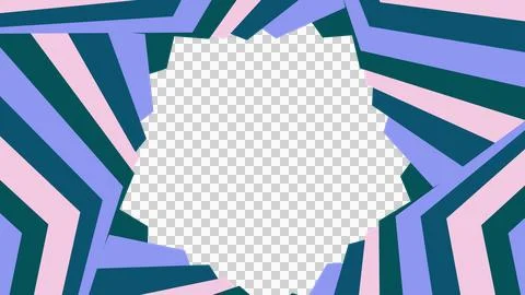Abstract Geometric Pattern with Multi-Colored Stripes Stock Illustration
