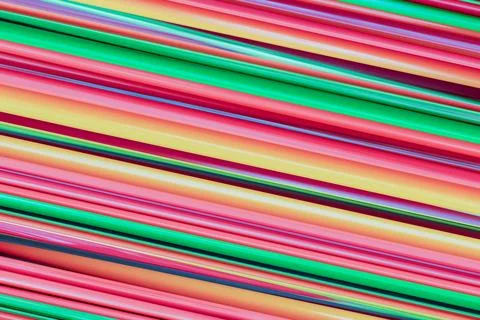 Abstract geometric pattern of multi-colored oblique lines, red, green and p.. Stock Illustration