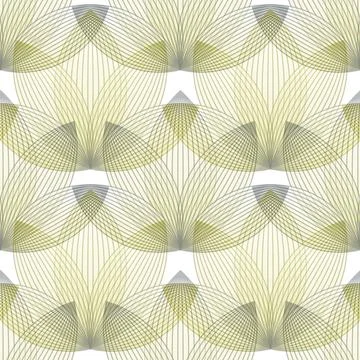 Abstract geometric pattern with multiple lines, yellow and grey colors. 스톡 일러스트