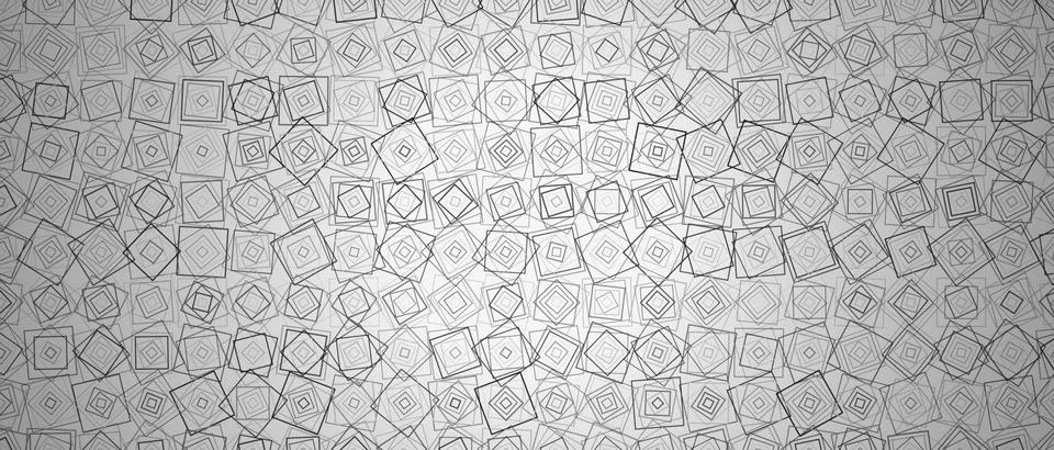 Abstract Geometric Pattern of Nested Squares Background Ilustración de archivo