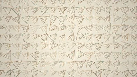 Abstract geometric pattern with nested triangles Illustrazione stock