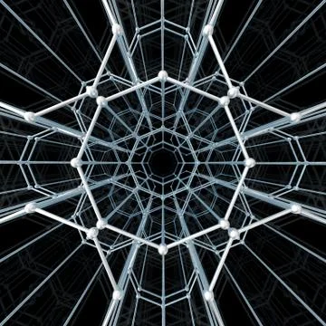 Abstract geometric pattern. Network connection イラスト素材