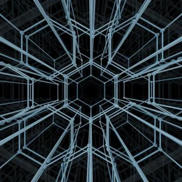 Abstract geometric pattern. Network connection Stock Illustration