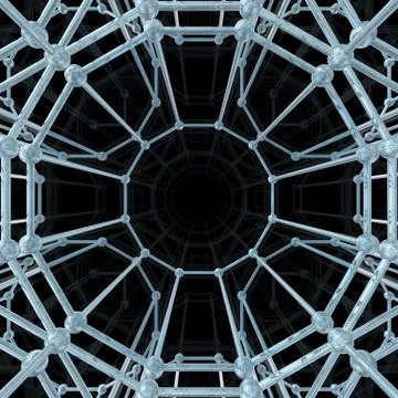 Abstract geometric pattern. Network connection Stock Illustration