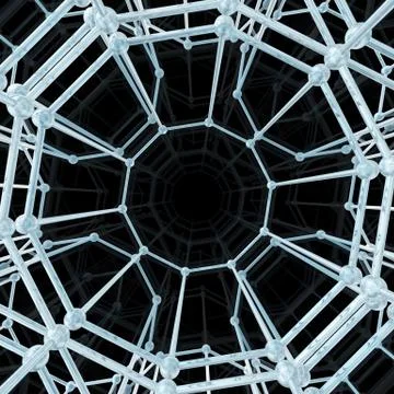 Abstract geometric pattern. Network connection Stock Illustration