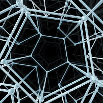 Abstract geometric pattern. Network connection イラスト素材