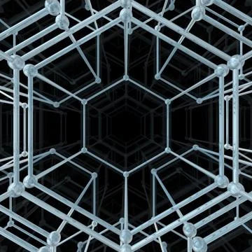 Abstract geometric pattern. Network connection 스톡 일러스트