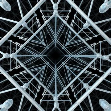 Abstract geometric pattern. Network connection イラスト素材