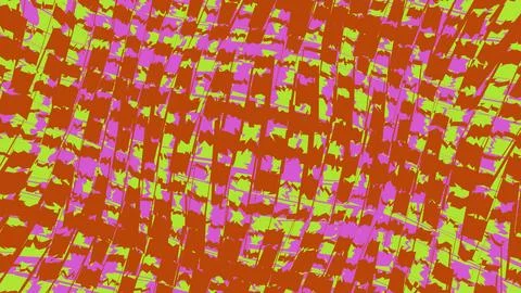 Abstract geometric pattern with orange and pink squares Stock Illustration