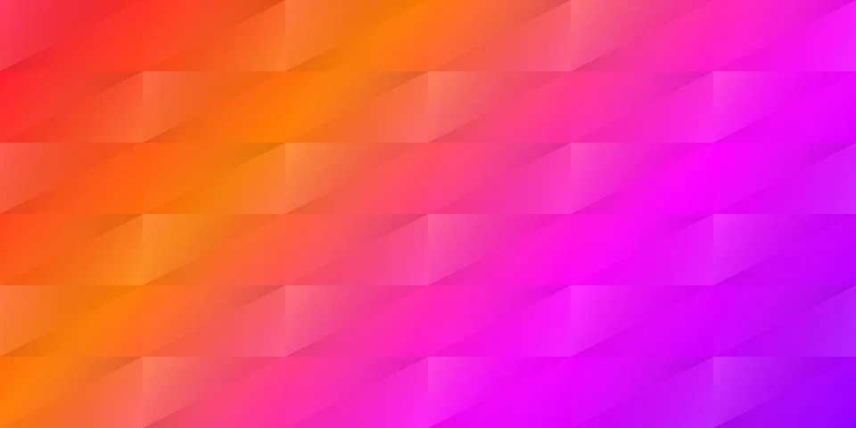 Abstract geometric pattern with orange and purple gradient Stock Illustration