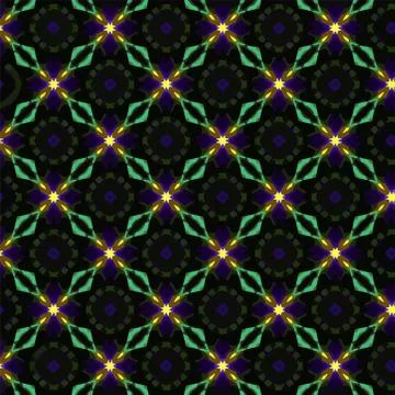 Abstract geometric pattern in ornamental style. Seamless texture. Desing Wall Illustrazione stock