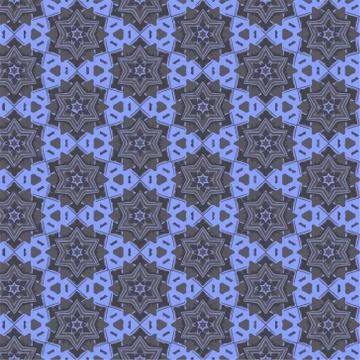 Abstract geometric pattern in ornamental style. Seamless texture. Desing Wall Illustrazione stock