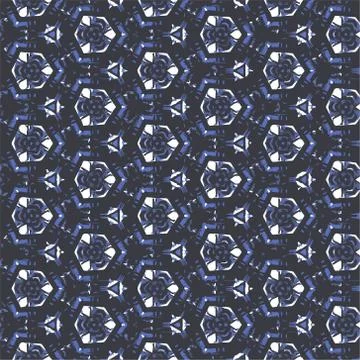 Abstract geometric pattern in ornamental style. Seamless texture. Desing Wall Stock Illustration