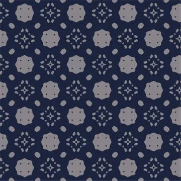Abstract geometric pattern in ornamental style. Seamless texture. Desing Wall Illustrazione stock
