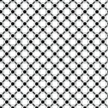 Abstract geometric pattern in ornamental style. Seamless texture. Desing Wall Illustrazione stock