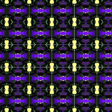 Abstract geometric pattern in ornamental style. Seamless texture. Desing Wall Illustrazione stock