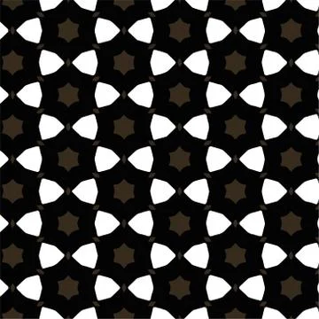 Abstract geometric pattern in ornamental style. Seamless desing texture for g Illustrazione stock