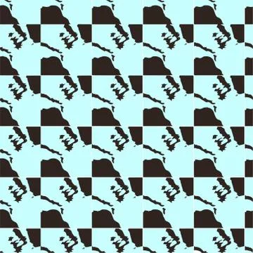 Abstract geometric pattern in ornamental style. Seamless texture. Desing Wall Stock Illustration