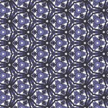 Abstract geometric pattern in ornamental style. Seamless texture. Desing Wall Stock Illustration