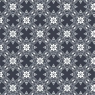 Abstract geometric pattern in ornamental style. Seamless texture. Desing Wall Stock Illustration