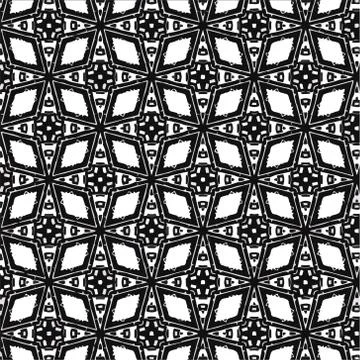 Abstract geometric pattern in ornamental style. Seamless texture. Desing Wall Stock Illustration