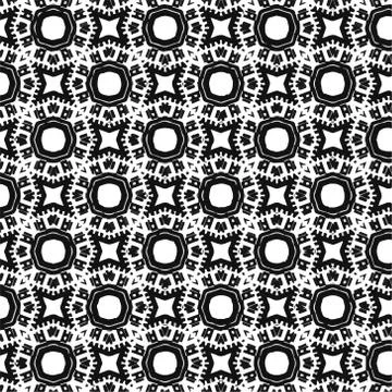 Abstract geometric pattern in ornamental style. Seamless texture. Desing Wall Stock Illustration