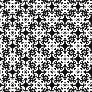 Abstract geometric pattern in ornamental style. Seamless texture. Desing Wall Stock Illustration