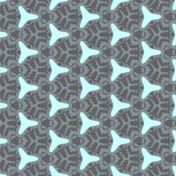Abstract geometric pattern in ornamental style. Seamless texture. Desing Wall Illustrazione stock