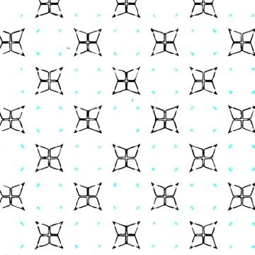 Abstract geometric pattern in ornamental style. Seamless texture. Desing Wall Stock Illustration