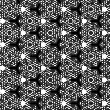 Abstract geometric pattern in ornamental style. Seamless texture. Desing Wall Stock Illustration