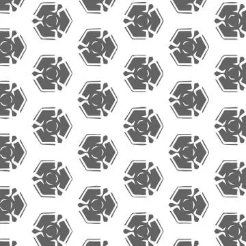 Abstract geometric pattern in ornamental style. Seamless texture. Desing Wall Stock Illustration