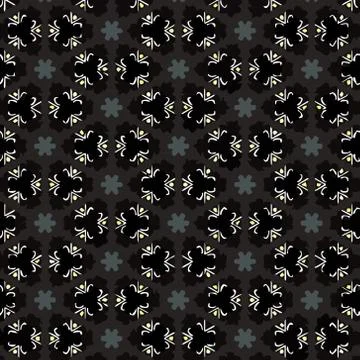 Abstract geometric pattern in ornamental style. Seamless texture. Desing Wall Stock Illustration