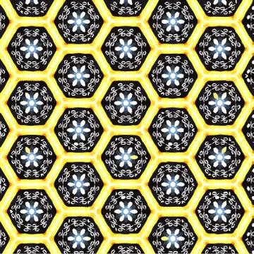 Abstract geometric pattern in ornamental style. Seamless texture. Desing Wall Stock Illustration
