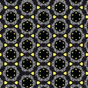 Abstract geometric pattern in ornamental style. Seamless texture. Desing Wall Stock Illustration