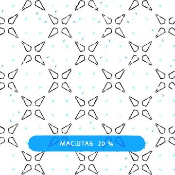 Abstract geometric pattern in ornamental style. Seamless texture. Desing Wall Illustrazione stock