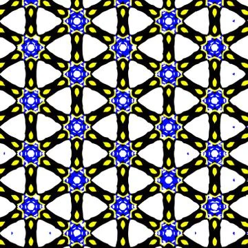 Abstract geometric pattern in ornamental style. Seamless texture. Desing Wall Stock Illustration