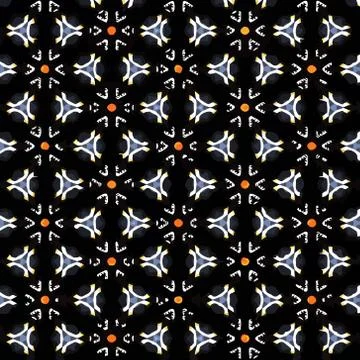 Abstract geometric pattern in ornamental style. Seamless texture. Desing Wall Stock Illustration